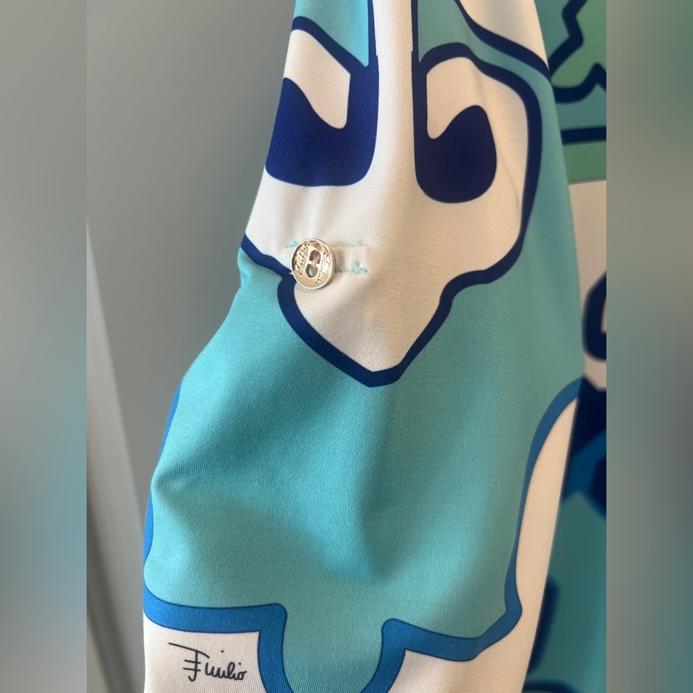 Vintage Emilio Pucci Logo Graphic Dress Women’s EU size 42 - Picture 6 of 10